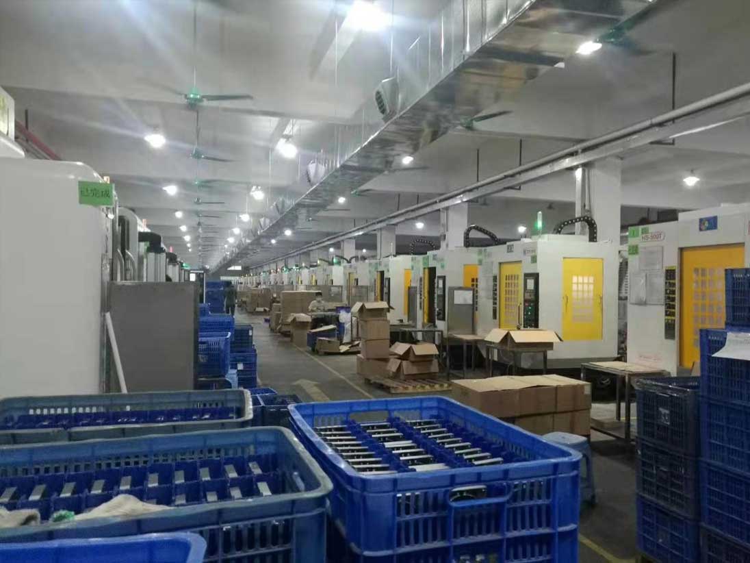 CNC車間通風(fēng)降溫方案